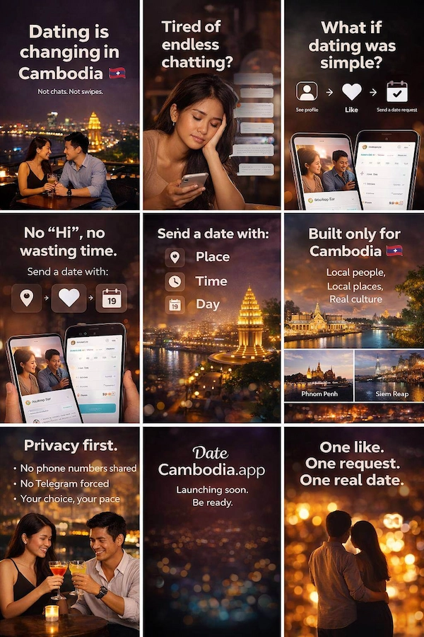 Dating is changing in Cambodia